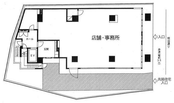 Nankai Part1(ナンカイパート1)ビル1F 間取り図