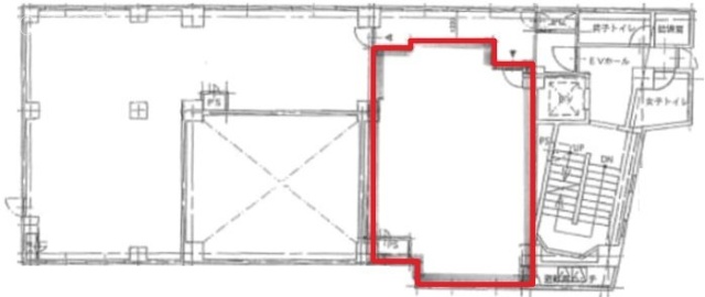 新大宗道玄坂上ビル501 間取り図