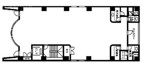 東京元赤坂ビル4F 間取り図