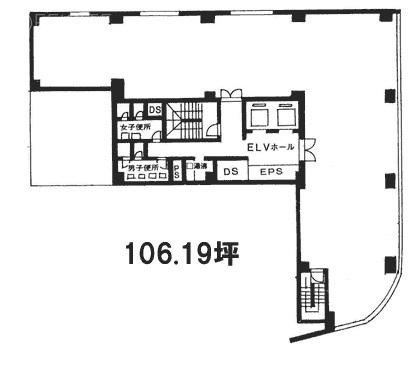 日本橋TSビル6F 間取り図