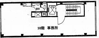 銀座タニザワビル10F 間取り図