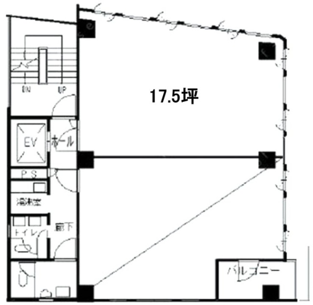 荒井ビルA 間取り図