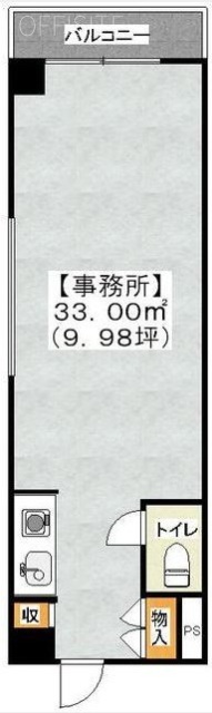 藤和高田馬場コープⅡ406 間取り図