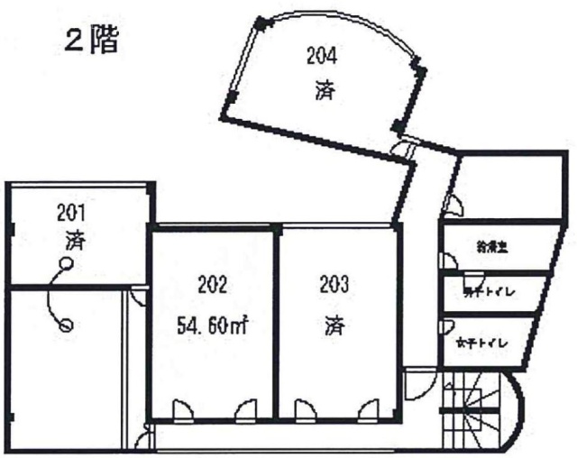 DOGO津田沼ビル202 間取り図