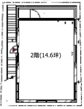 ハーベスト恵比寿ビル2F 間取り図