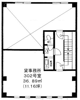 千代田ビル302 間取り図