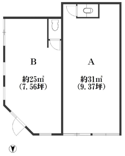 小島店舗ビルA 間取り図