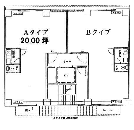 プラザ西麻布2F 間取り図