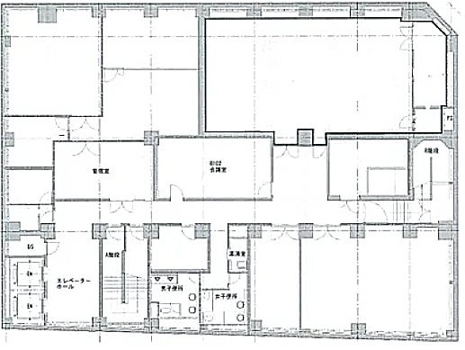 航空会館B1F 間取り図