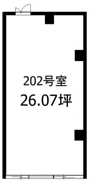 黒松ビル202 間取り図