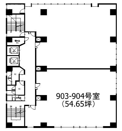 新横浜IKビル903・904 間取り図