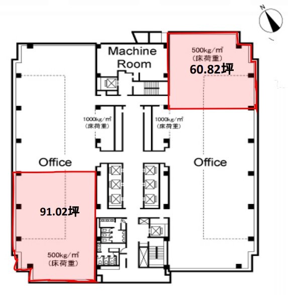 千葉ポートスクエア東 間取り図