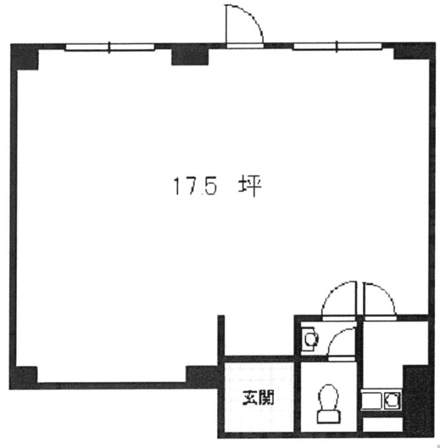 日ノ出ビル102 間取り図