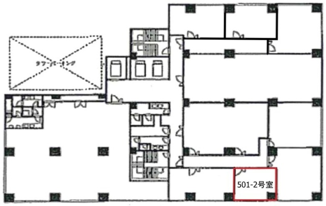 新横浜第1竹生ビル501-2 間取り図