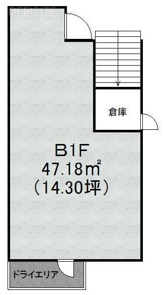 西新宿オークB1F 間取り図