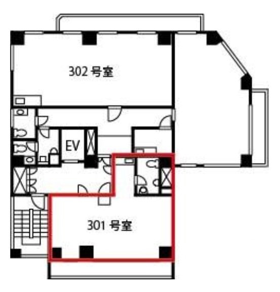 川正ビル301 間取り図