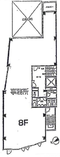 中山本社ビル8F 間取り図