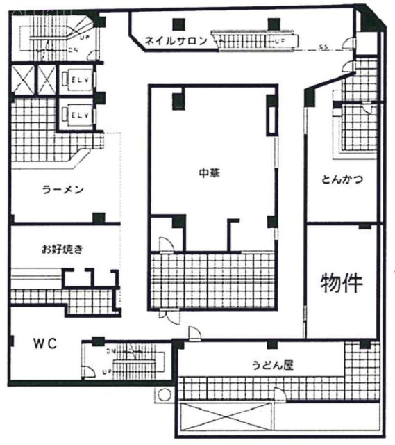 吉祥寺ファミリープラザビルB1F 間取り図