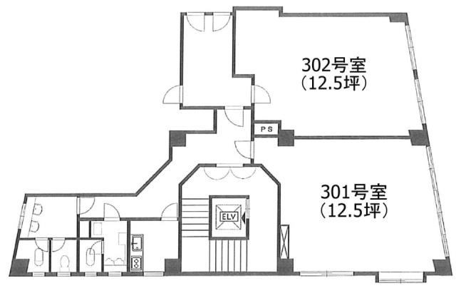 小林ビル302 間取り図