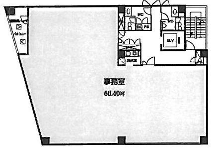 飯田橋メインビル3F 間取り図