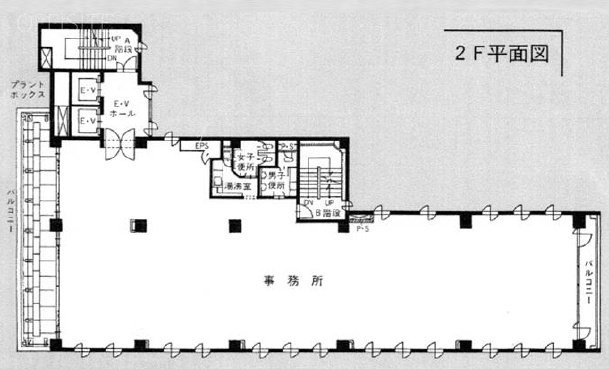 東久ビル2F 間取り図