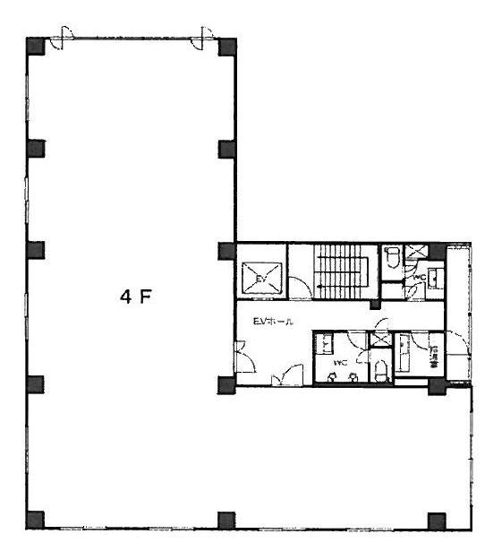 瀬川池袋ビル4F 間取り図