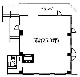 貴松ビル5F 間取り図