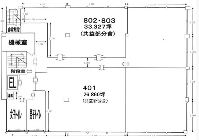 ダイヤビル802 間取り図