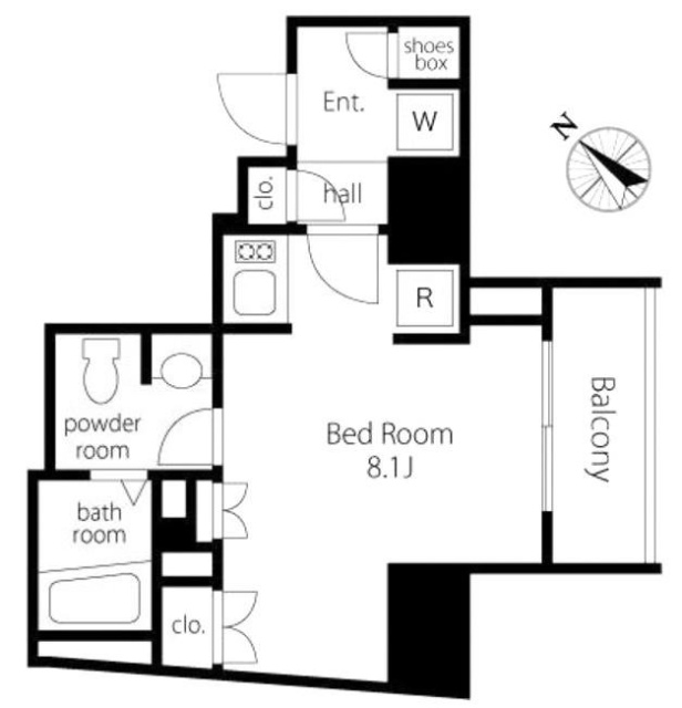 VORT渋谷松濤residence404 間取り図