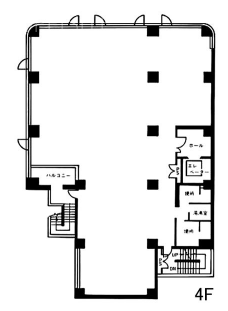 京橋北見ビル東館4F 間取り図