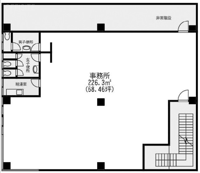 高洲ビル2F 間取り図