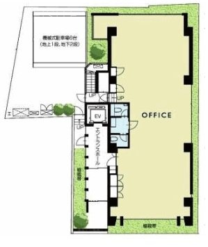 北参道DTビル1F 間取り図