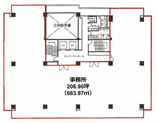メットライフ柏ビル5F 間取り図