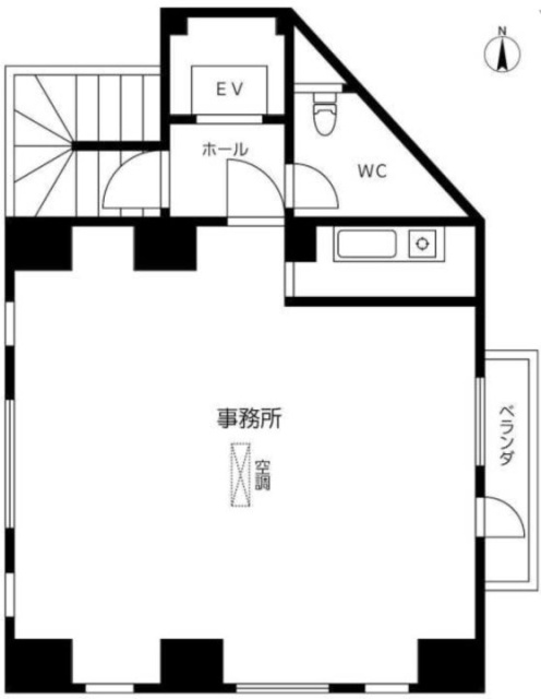 大成ビル8F 間取り図