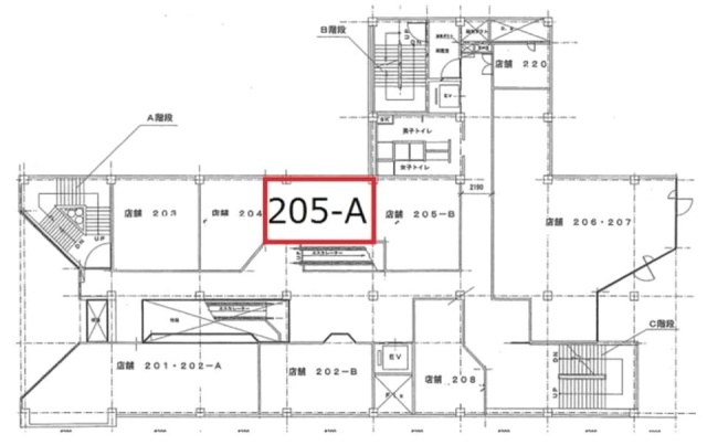 吉祥寺レンガ館モール205A 間取り図