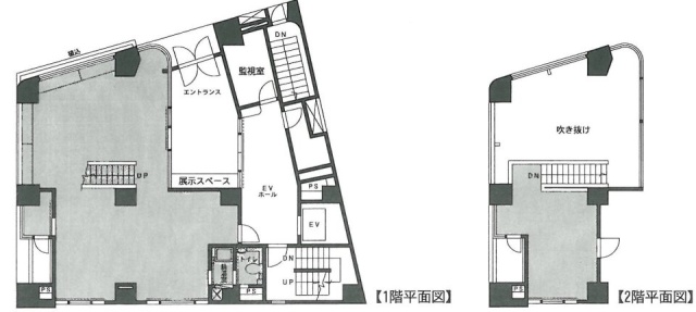 アトラスビル1F~2F 間取り図