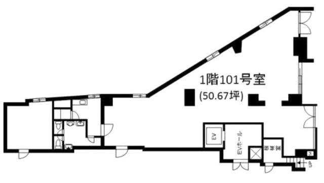 西日暮里フラワーマンション101 間取り図