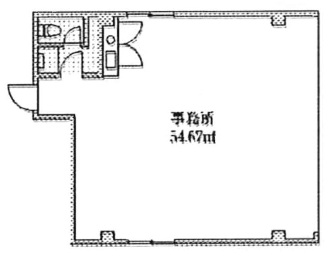 荒川ビル501 間取り図