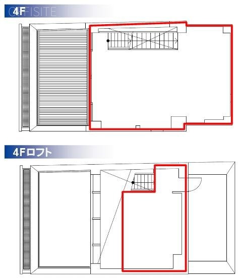 六本木B2Bビル4F 間取り図