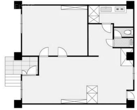 川口寿コーポ1F 間取り図