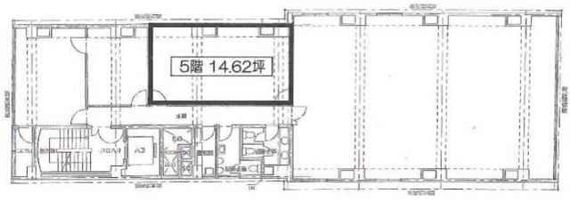 竹中銀座ビルデイング5F 間取り図