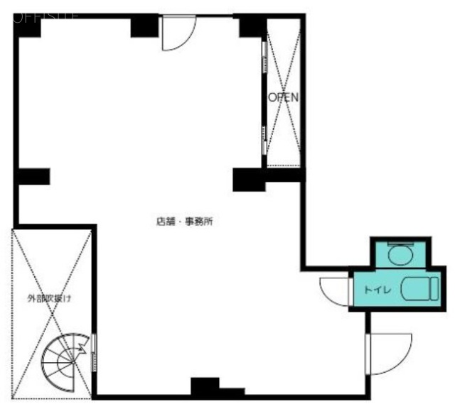 TWIZA代々木1F 間取り図