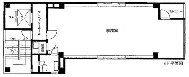 国土施設ビル4F 間取り図