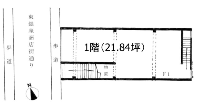 西荻大洋ビル1F 間取り図