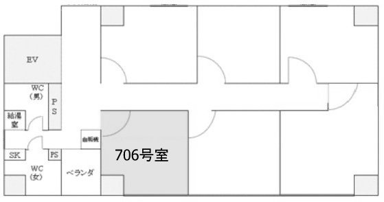 オフィスニューガイア浜松町No.166 間取り図