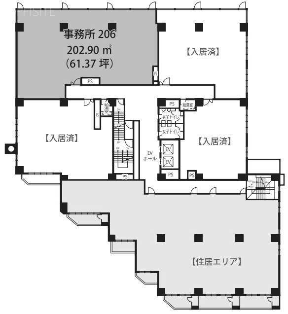 吉祥寺パインクレストビル206 間取り図