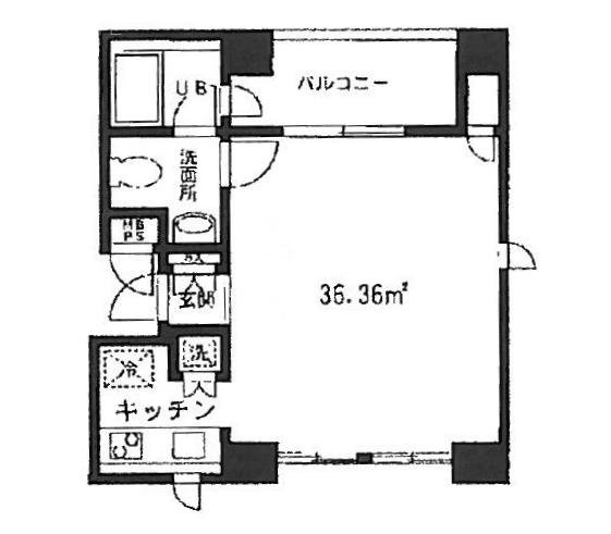 赤坂ONビルディング302 間取り図