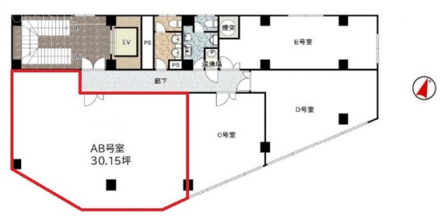 大和ビルAB 間取り図