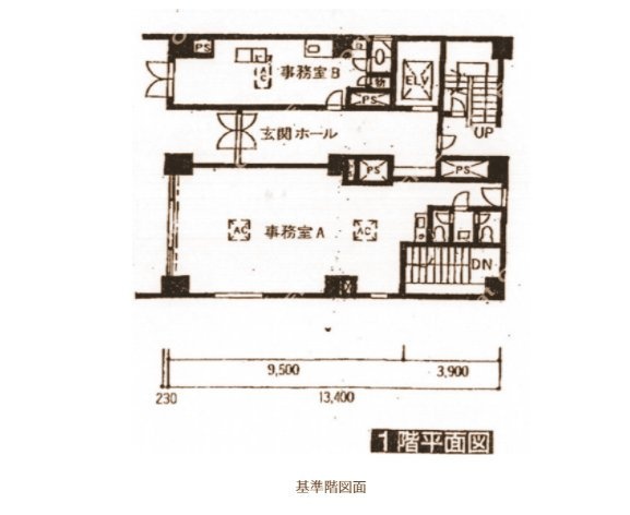 銀座ストークビル1F 間取り図