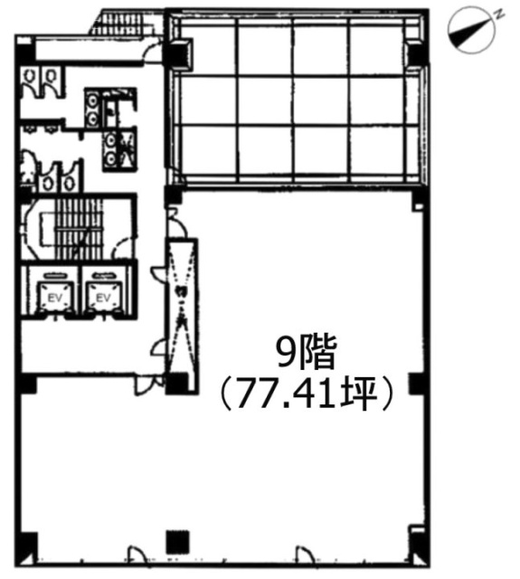 浅草橋ミハマビル本館9F 間取り図